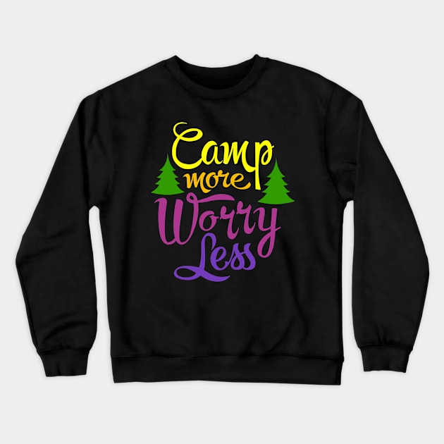 Camp Crewneck Sweatshirt by Alvd Design